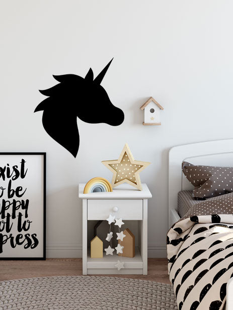 Unicorn chalkboard vinyl