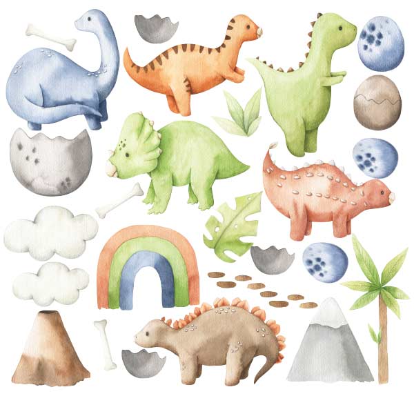 Dinosaur wall stickers