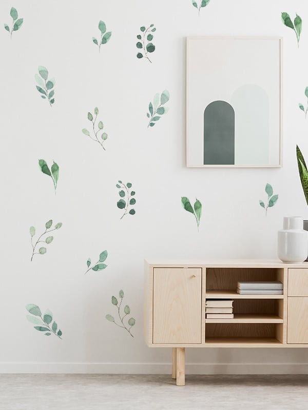 Green Leaves wall stickers