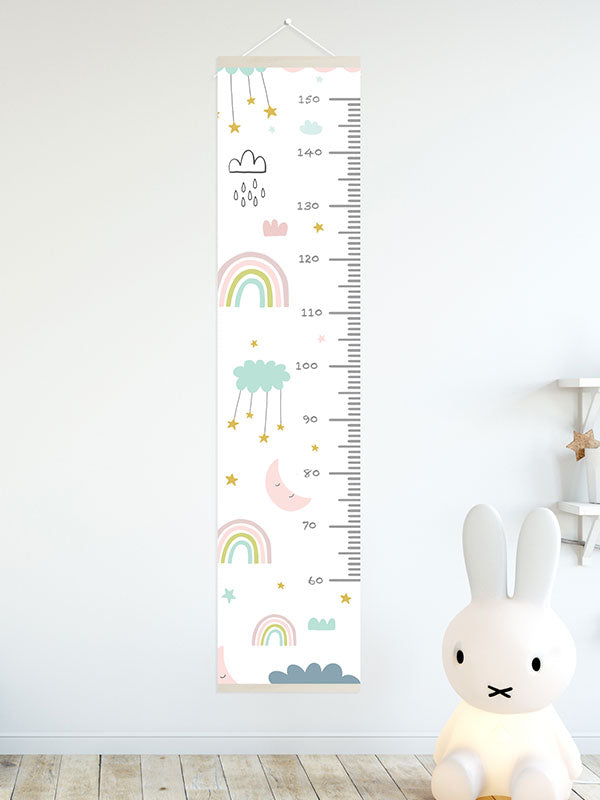 Rainbow height chart