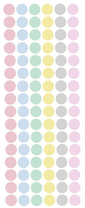 Small Pastel polka dot POPS