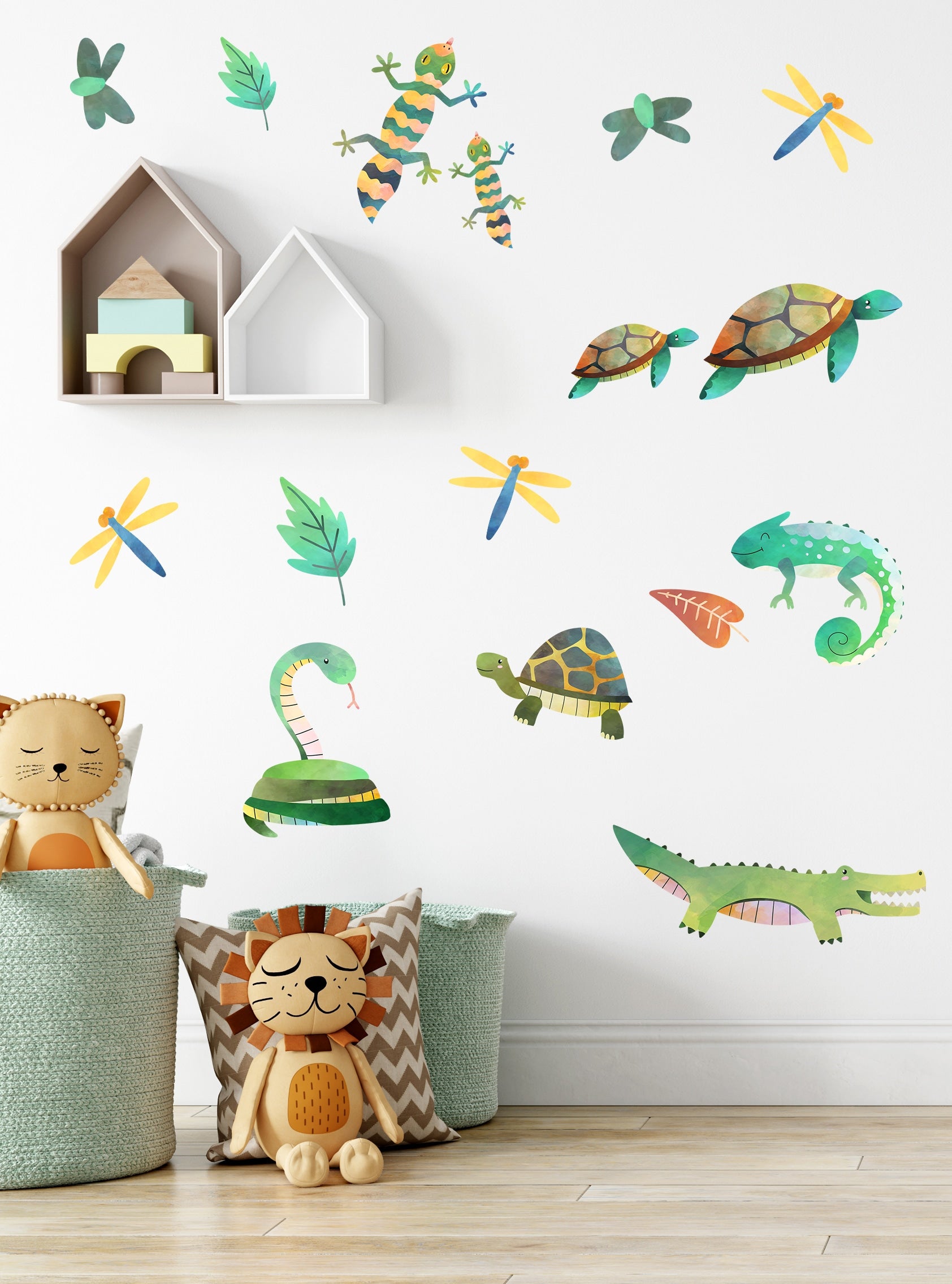 Rocking with reptiles wall vinyls