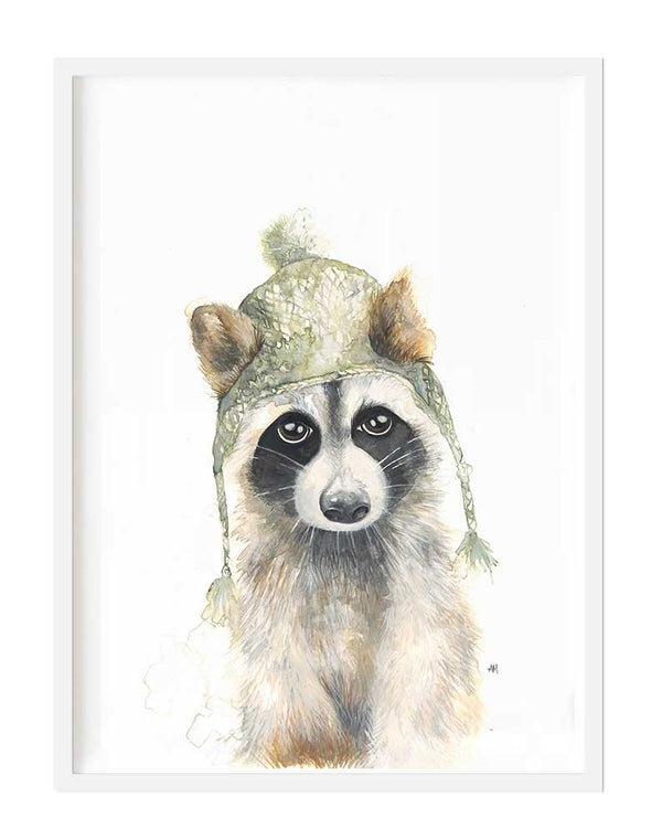 Watercolour Badger