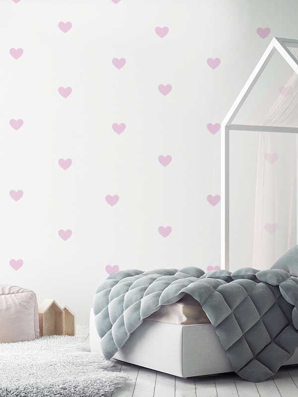 Hearts wall stickers