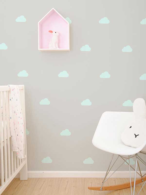 Cloud wall stickers