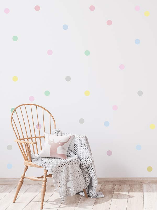 Small Pastel polka dot POPS