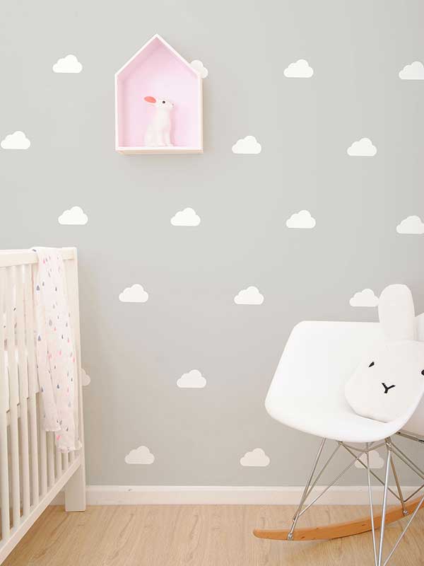 Cloud wall stickers